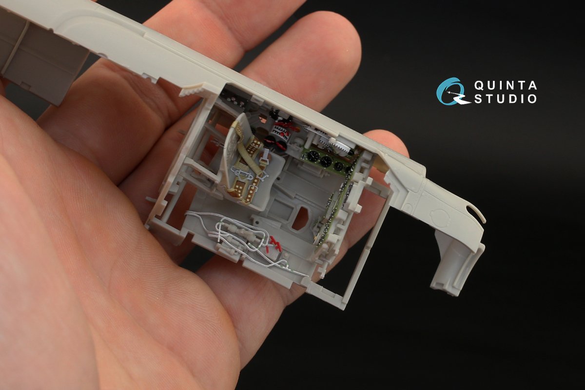 Quinta Studio QD32027 A6M5 (Nakajima prod.) 3D-Printed &amp;amp; coloured Interior on decal paper (for Tamiya kit) 1/32 – imagen 4