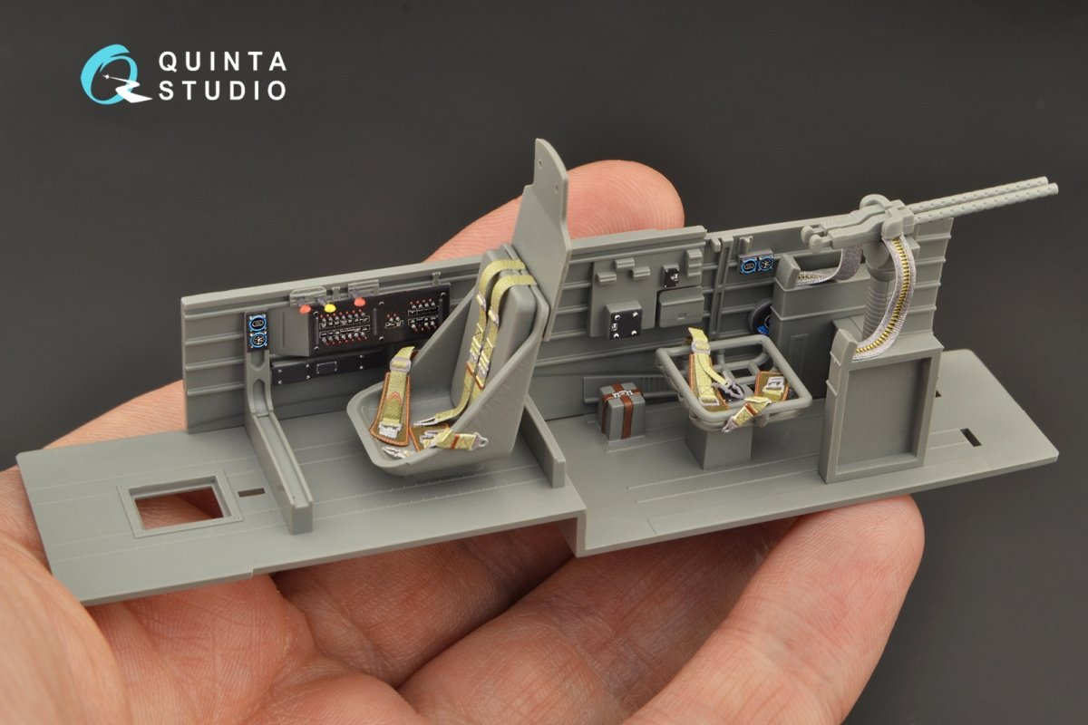 Quinta Studio QD35054 Ju 87G 3D-Printed &amp;amp; colored Interior on decal paper ( Border Model ) 1/35 – image 4