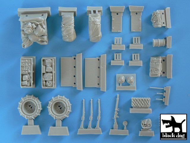 Black Dog T35013 Pattern 1920/sand tyres for Roden1/35 – immagine 5