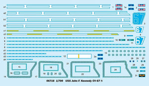Trumpeter 06716 USS John F. Kennedy CV-67 1/700 – immagine 6