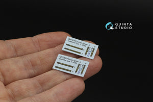 Quinta Studio QR72003 WWII Red Army AF Seatbelts Type 1 (for 2 seats) (All kits) 1/72