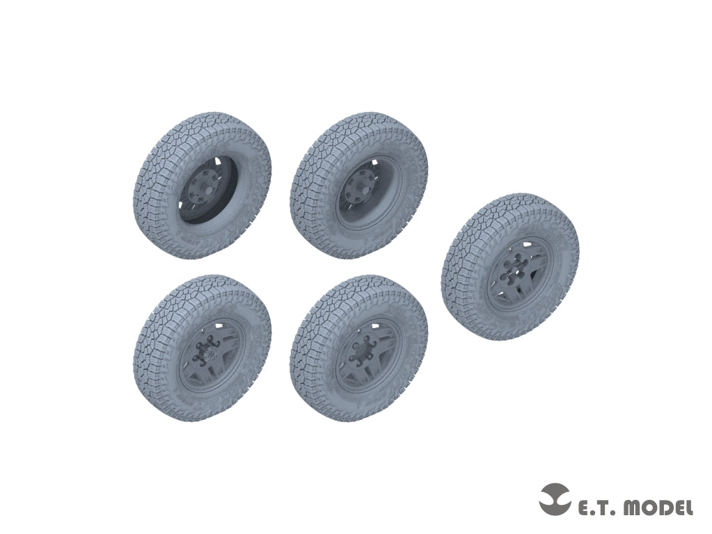 E.T. Model P35-163 PICK UP Truck Sagged Wheels Type.2 1/35 – immagine 2