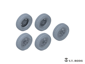 E.T. Model P35-163 PICK UP Truck Sagged Wheels Type.2 1/35 – immagine 2