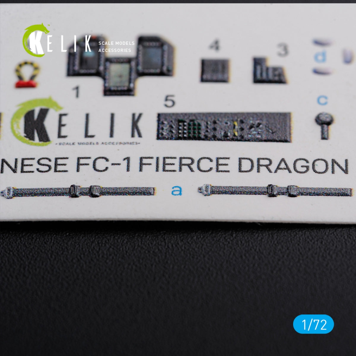 KELIK K72101 Chinese FC-1 Fierce Dragon interior 3D decals for Trumpeter kit 1/72 – immagine 5
