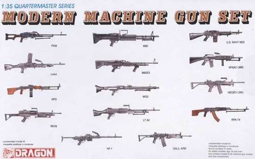 Dragon 3806 Modern Machine Gun Set 1/35