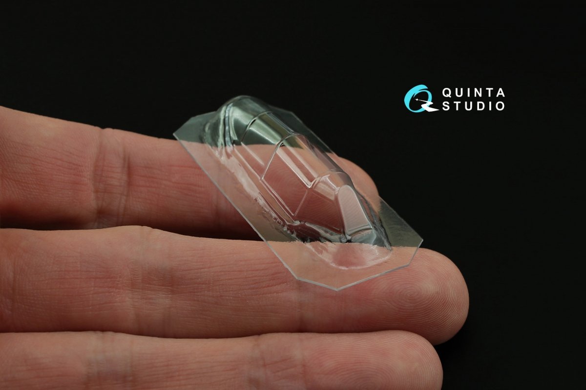 Quinta Studio QC48066 La-5FN vacuformed clear canopy, 1 pcs, (for Zvezda kit) 1/48 – Bild 4