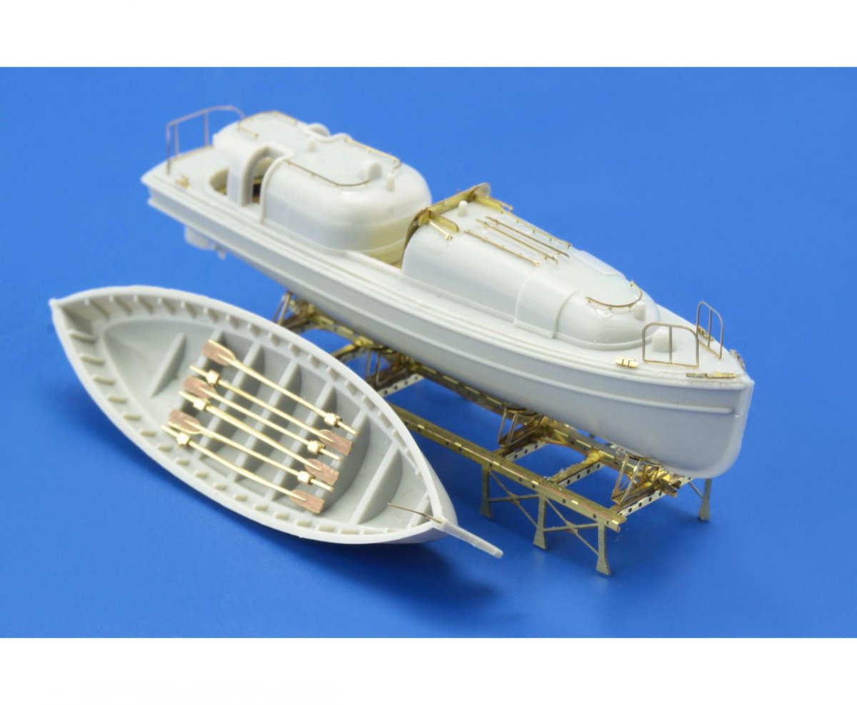 Eduard 53104 USS Arizona part 3 - life boats TRUMPETER 1/200 – immagine 5