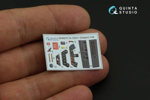 Quinta Studio QD48273 Ta 152H 3D-Printed &amp;amp; coloured Interior on decal paper (Dragon) 1/48 – Bild 3