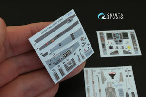 Quinta Studio QD32022 MiG-29SMT 3D-Printed &amp;amp; coloured Interior on decal paper (for Trumpeter kit) 1/32 – immagine 5