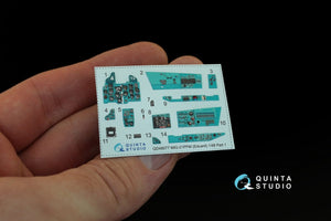 Quinta Studio QD48002 Yak-1 (early production) 3D-Printed &amp;amp; coloured Interior on decal paper (for all kits) 1/48 – Bild 4