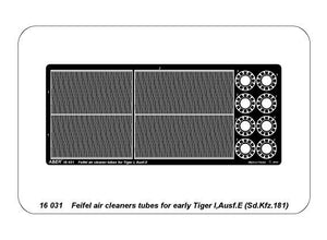 Aber 16031 Feifel air cleaners tubes for early Tiger I 1/16 – immagine 12