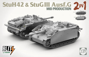 Takom 8017 StuH 42 StuG III Ausf. G Mid Production 2 in 1 1/35 – immagine 2