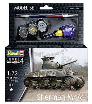 Revell 63290 Sherman M4A1 - maquette au 1/72