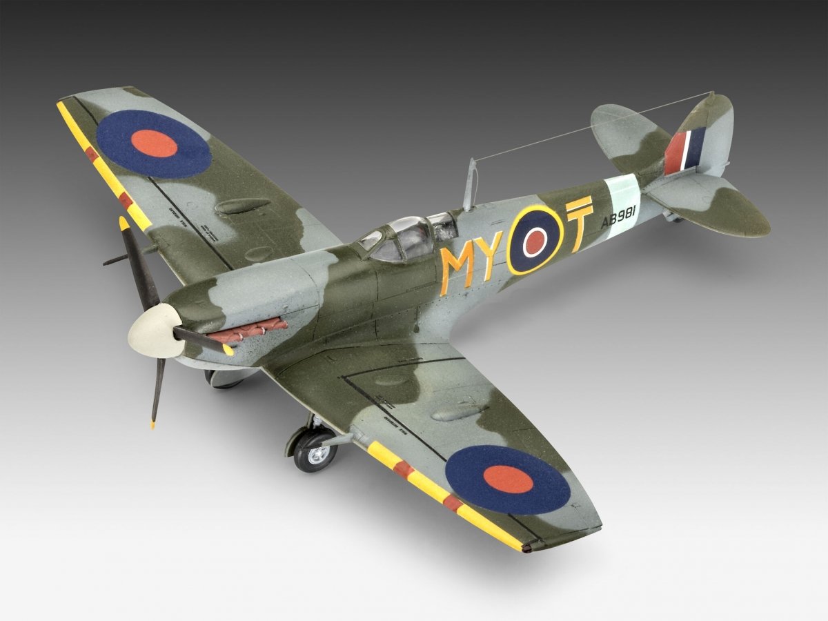 Revell 63710 Combat Set Messerschmitt Bf109G-10 &amp;amp; Spitfire Mk.V 1/72 – zdjęcie 2