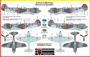 Kovozavody Prostejov KPM0036 LAVOCKIN LA-5FN SNP 1/72 – immagine 2