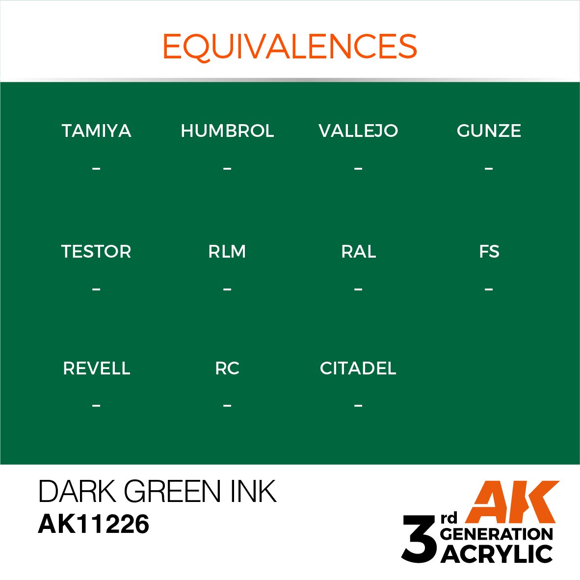 AK Interactive AK11226 VERT FONCÉ – ENCRE 17 ml – image 3