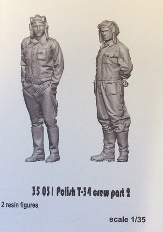 Glowel Miniatures 35031 Équipage polonais de T-34, partie 2, échelle 1/35