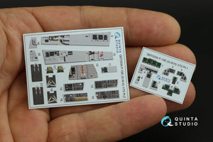 Quinta Studio QD72034 F-15E 3D-Printed &amp;amp; coloured Interior on decal paper (GWH) 1/72 – Bild 13