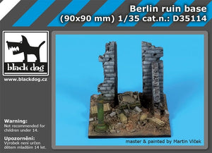 Black Dog D35114 Berlin ruins base 1/35