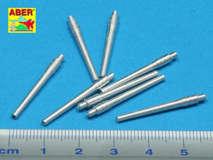 Aber 350L-35 Set of 8 pcs 356 mm barrels for Kongo, Haruna, Hiei, Kirishima 1/350 – immagine 2