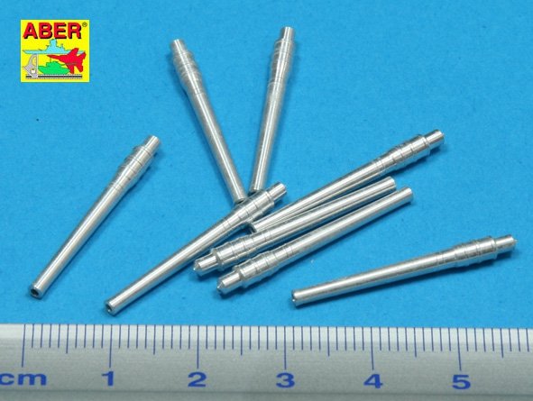 Aber 350L-35 Set of 8 pcs 356 mm barrels for Kongo, Haruna, Hiei, Kirishima 1/350 – immagine 2