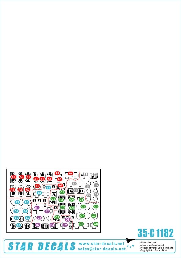 Star Decals 35-C1182 18. Panzer Division # 2 1/35 – zdjęcie 2