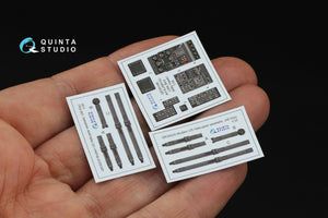 Quinta Studio QD35148 AH-6J/MH-6J 3D-Printed &amp;amp; coloured Interior on decal paper (Kitty Hawk) 1/35 – Bild 10