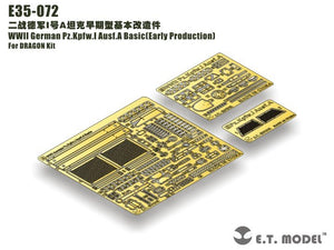 E.T. Model E35-072 WWII German Pz.Kpfw.I Ausf.A Basic(Early Production) (For DRAGON 6289) 1/35
