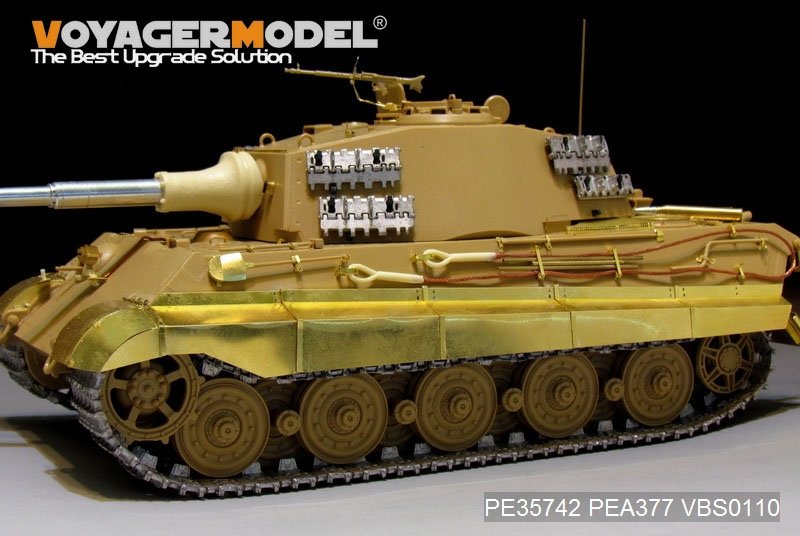 Voyager Model PEA377 WWII German King Tiger Schurzen For TAMIYA 1/35 – immagine 3