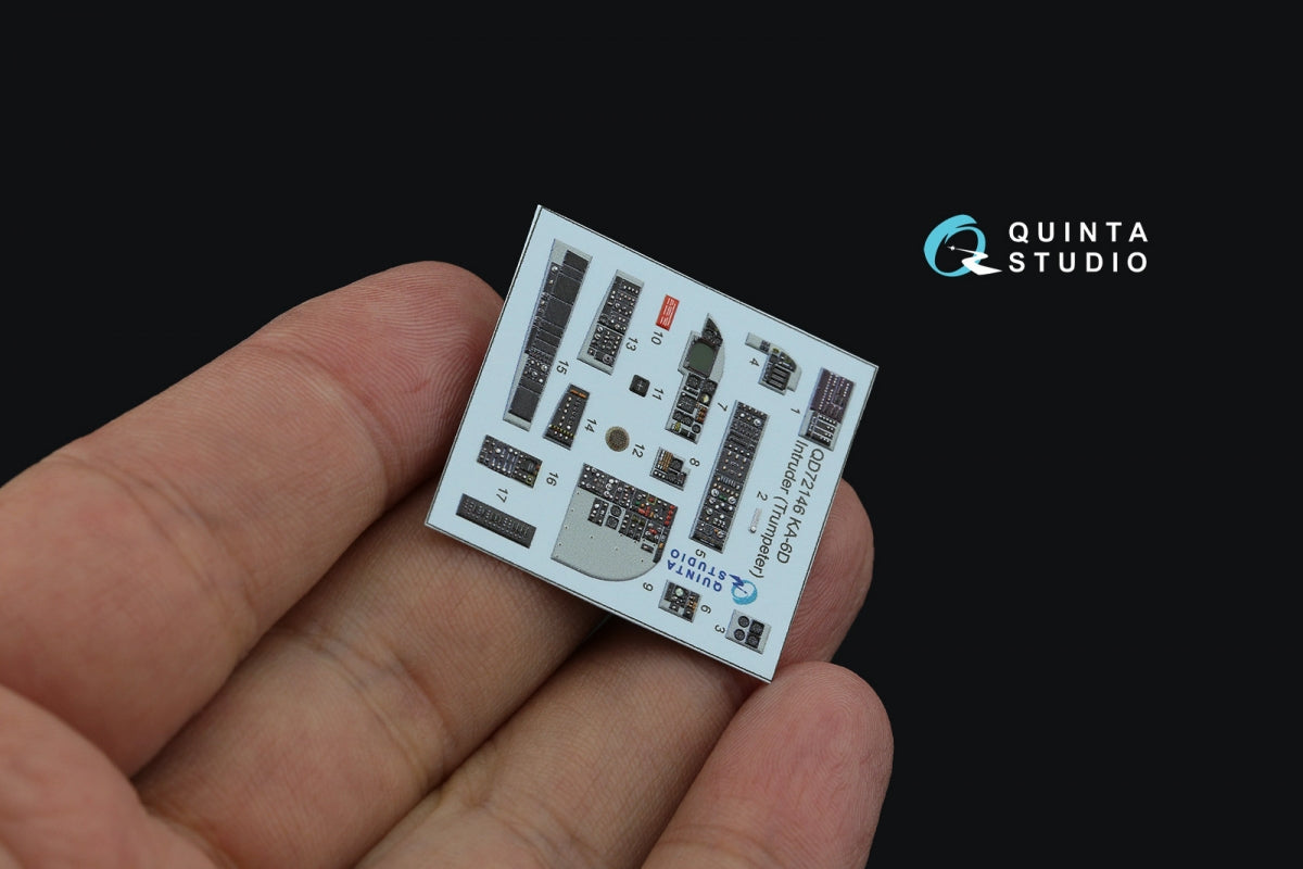Quinta Studio QD72146 KA-6D Intruder 3D-Printed coloured Interior on decal paper (conversion from Trumpeter) 1/72 – immagine 5