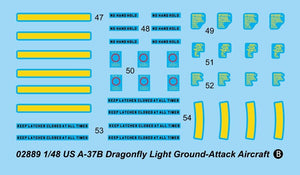 Trumpeter 02889 US A-37B Dragonfly Light Ground-Attack Aircraft 1/48 – Bild 5