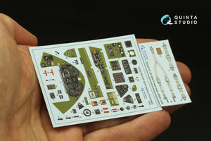 Quinta Studio QD32189 F6F-3E/N Hellcat 3D-Printed coloured Interior on decal paper (Trumpeter) 1/32 – Bild 3