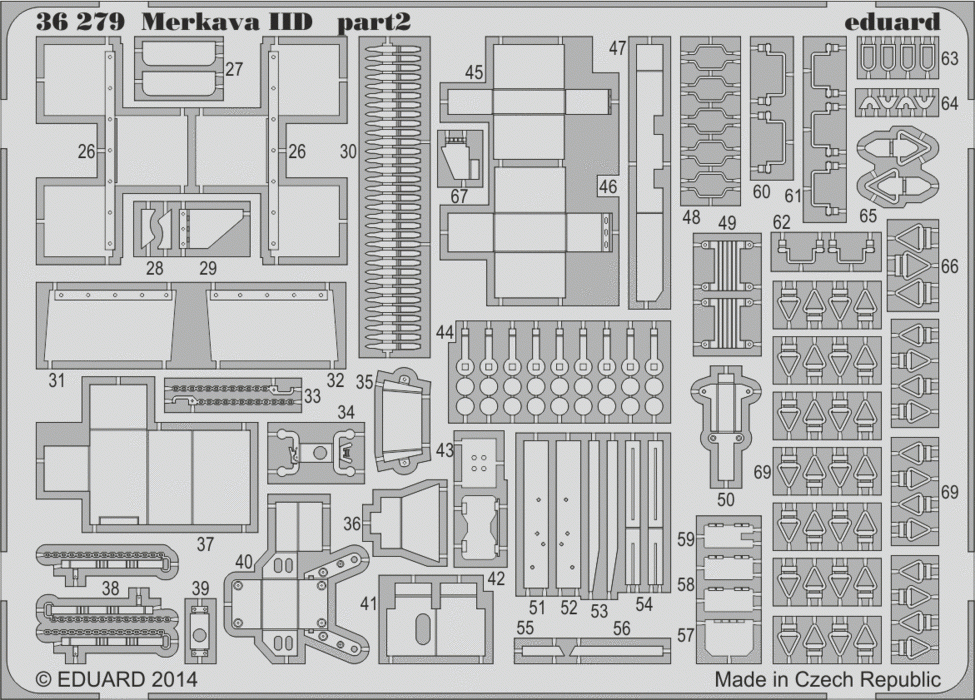 Eduard 36279 Merkava IID 1/35 ACADEMY – immagine 2