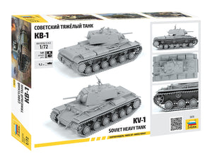 Zvezda 5070 KV-1 Soviet Heavy Tank WW II 1/72 – immagine 3