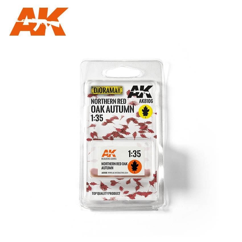 AK Interactive AK8106 Chêne rouge du Nord Automne (QUALITÉ SUPÉRIEURE) 1/35