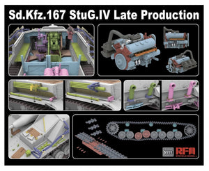 Modèle de champ de seigle 5111 Sd.Kfz. 167 StuG.IV Production Tardive 1/35  – image 3