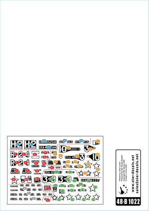 Star Decals 48-B1022 US M8 HMC - 75mm Howitzer. D-Day and France in 1944. 1/48 – zdjęcie 3