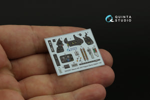 Quinta Studio QD32201 Macchi MC.202 Folgore Early 3D-Printed &amp;amp; coloured Interior on decal paper (Italeri) 1/32 – zdjęcie 9