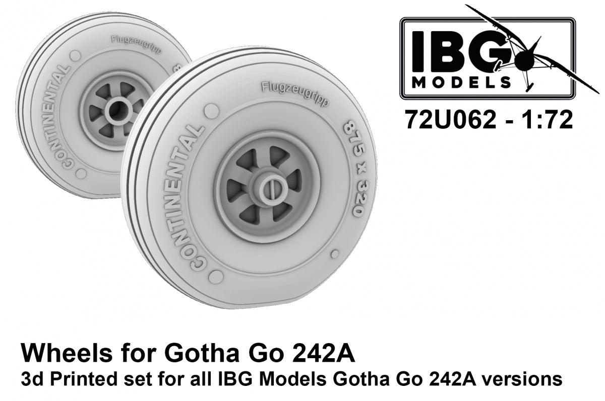 IBG 72U062 Wheels for Gotha Go-242A 1/72