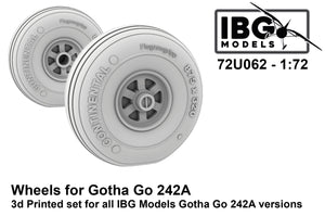 IBG 72U062 Wheels for Gotha Go-242A 1/72