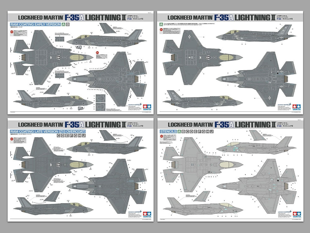 Tamiya 61124 Lockheed Martin F-35A Lightning II 1/48 – zdjęcie 20