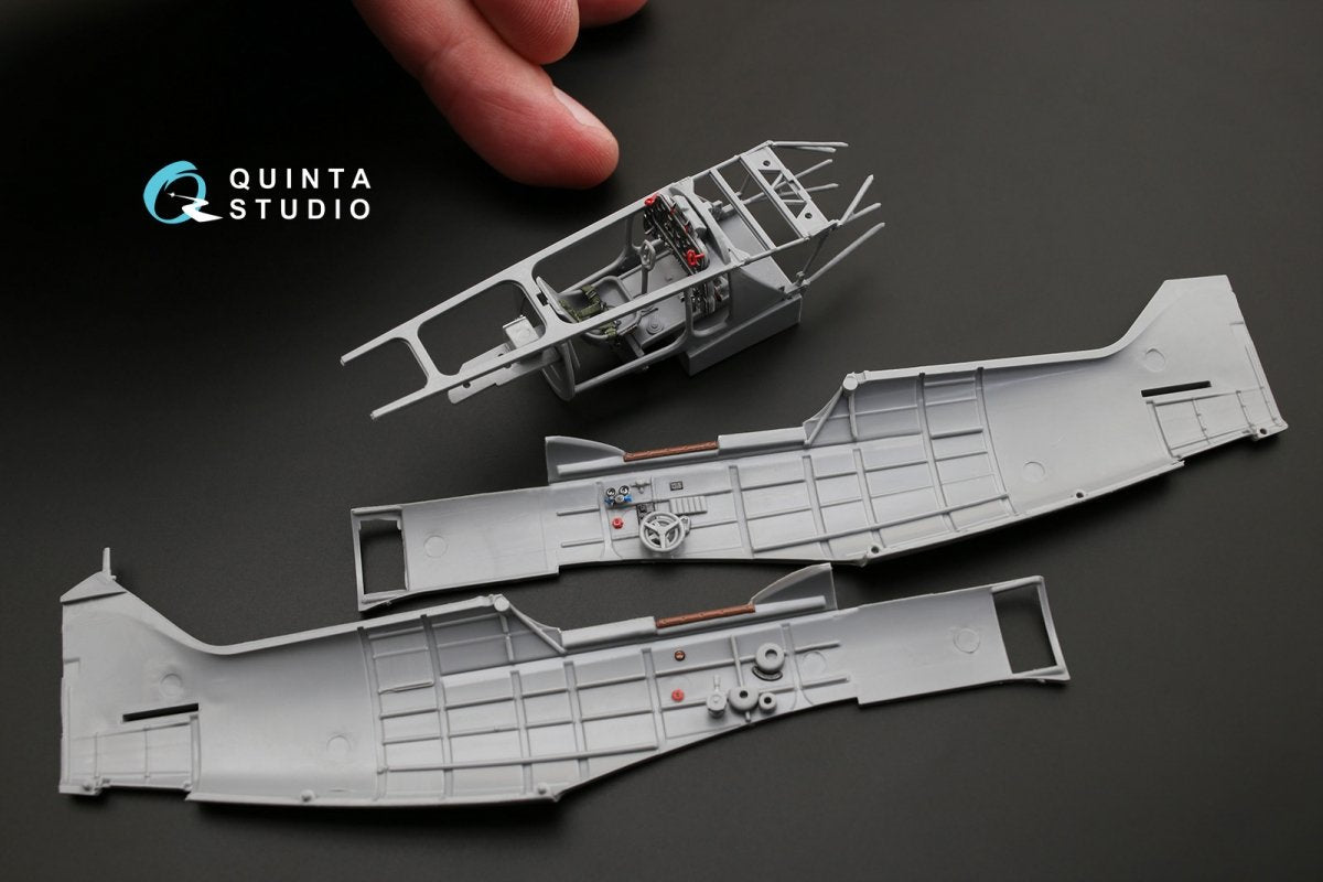 Quinta Studio QD48066 La-5FN 3D-Printed &amp;amp; coloured Interior on decal paper (for Zvezda kit) 1/48 – immagine 6