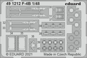 Eduard 491212 F-4B TAMIYA 1/48 – imagen 2