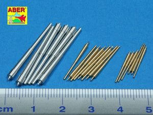 Aber 350L-44 Set of barrels 280mm x 6; 150mm x 8; 105mm x 6 for Admiral Graf Spee class battleships 1/350 – zdjęcie 2