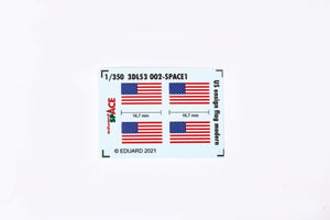 Eduard 3DL53002 US ensign flag modern SPACE 1/350