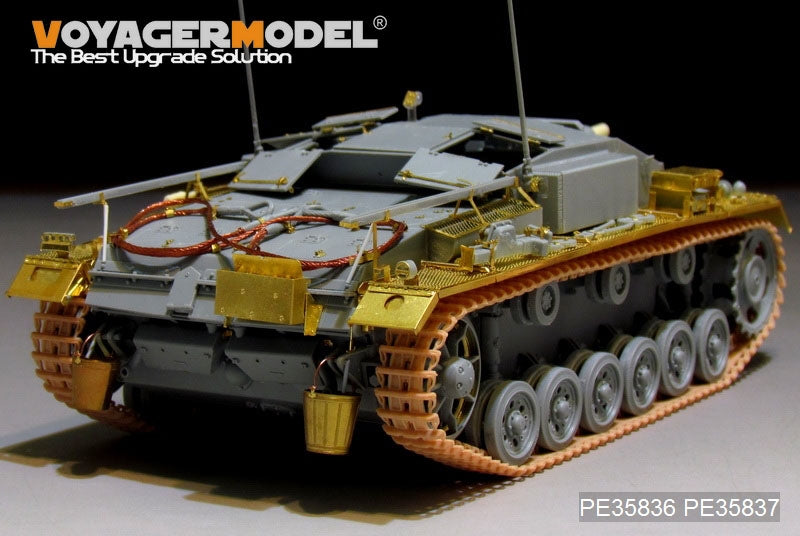 Voyager Model PE35837 WWII German StuG.III Ausf.E fenders For DRAGON 6688 1/35 – Bild 2