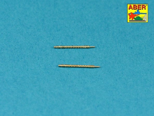 Aber 72L-50 Ensemble de 2 canons pour mitrailleuses allemandes MG34 (1/72)