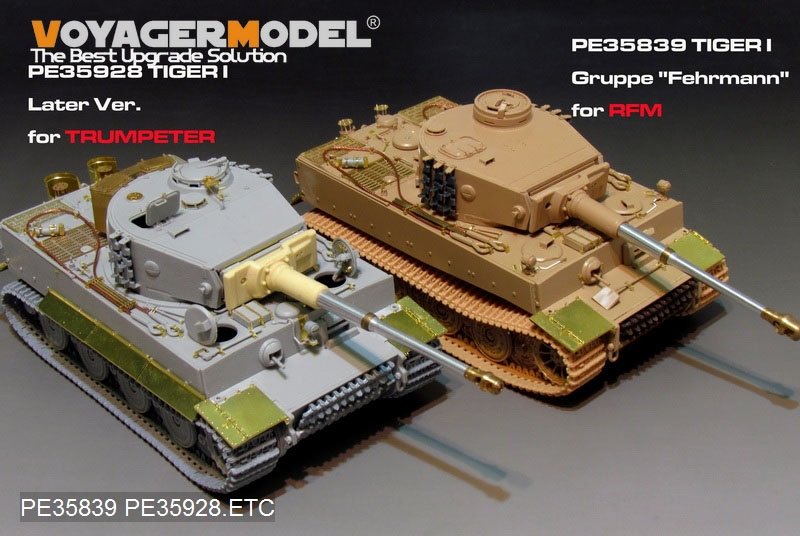 Voyager Model PE35928 WWII German Tiger I Late Production For TRUMPETER 09540 1/35 – immagine 20