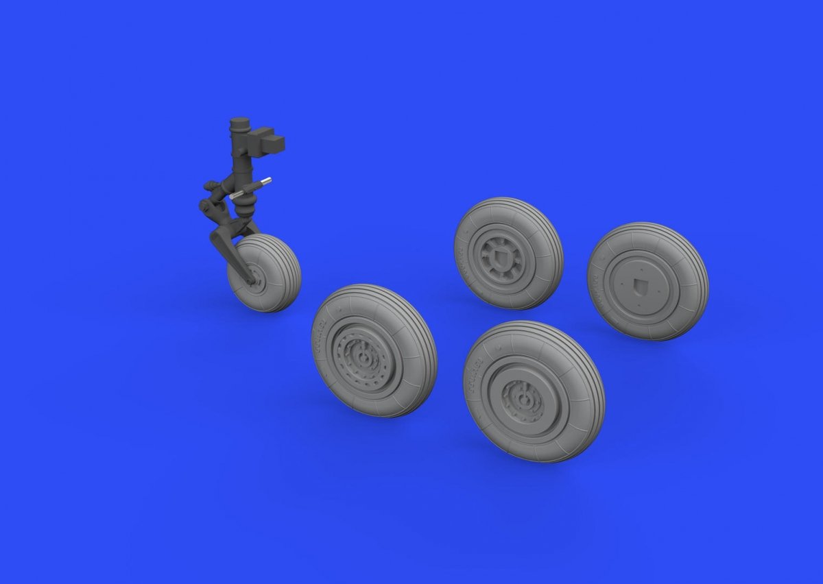 Eduard 672228 MiG-17 wheels 1/72 AIRFIX – immagine 3