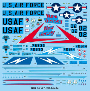 Trumpeter 02892 F-106B Delta Dart 1/48 – imagen 4
